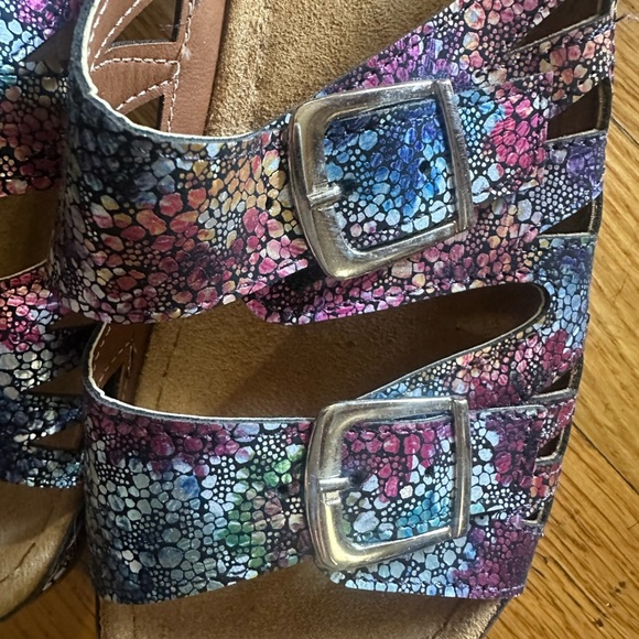 Spring Step Shoes Flexus Delphis Women's Slide Sandals NAVY MULTI - Picture 6 of 6